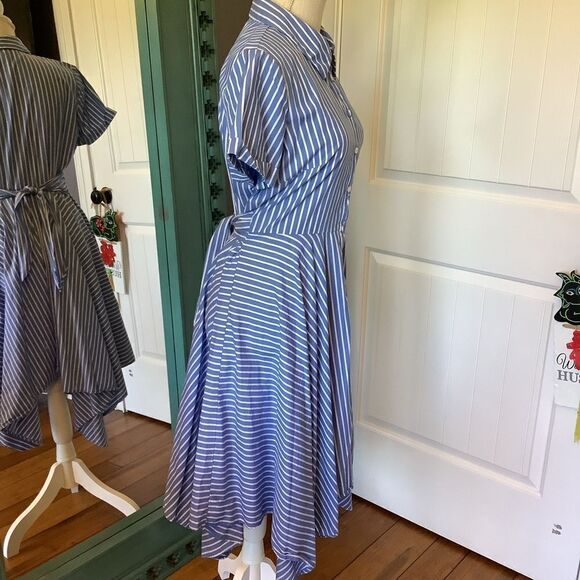 Ivy + Blu Striped Cotton Dress 🌸🦋🌈 - Picture 3 of 5